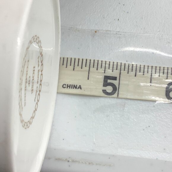 Vtg House Of Commons U.K. Portcullis Fine Bone China Mug Gold Accents England 4" - Picture 5 of 6